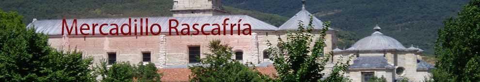 Mercadillo de Rascafr&iacute;a, cerca del Monasterio de El Paular, productos naturales y artesanos del parque nacional de la sierra de Guadarrama
